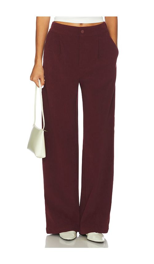 Varley Floris Wide Leg 29.5 Pant in Lemon. L. Also in
