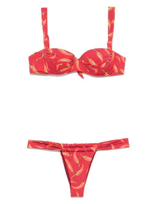 Leslie Amon Paloma bikini - Red