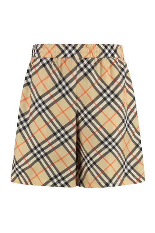 Check Motif Bermuda Shorts