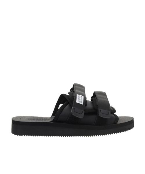 Logo-patch touch-strap slides