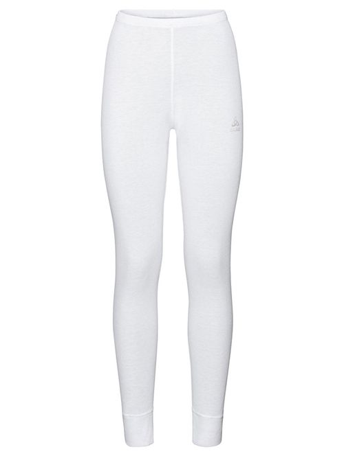 Odlo White Polyester Long Pant