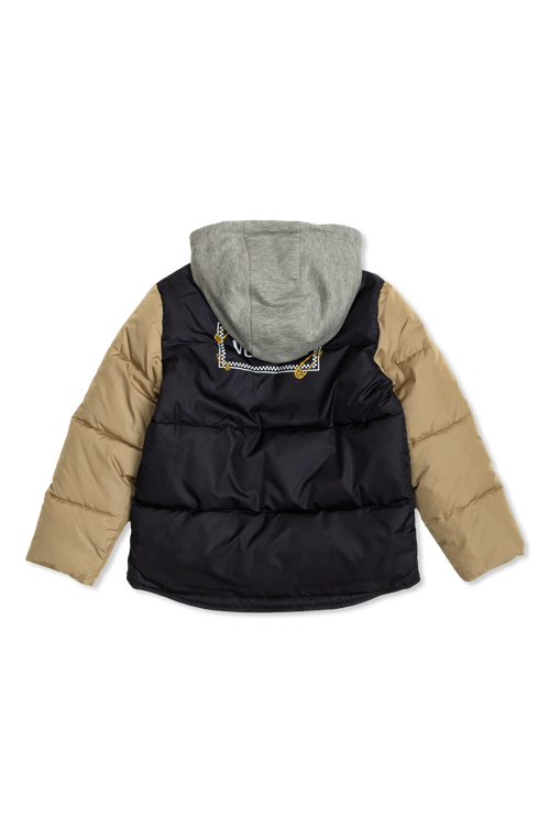 Insulated Jacket With Hood, Unisex, Navy Blue