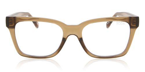 Soda Shades PRINCE Crystal Taupe Men's Eyeglasses Brown 52 - Blue Light Block Available