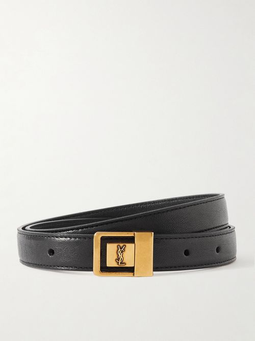 Leather Waist Belt - Black