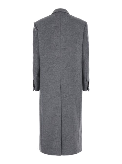 Unisex 2-way 3 Button Merino Wool Coat