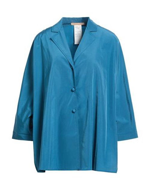 Woman Shirt Deep teal Size 12 Polyester, Cotton