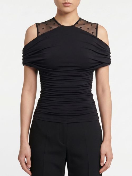 Top Woman color Black