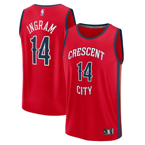 Men's Brandon Ingram Red New Orleans Pelicans Fast Break Replica Player Jersey