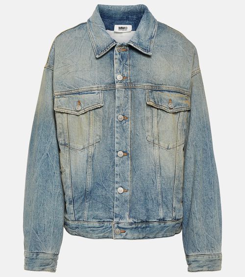 Padded denim jacket