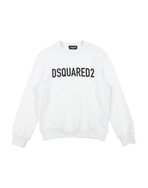 Kid Sweatshirt White Size 10 Cotton, Elastane