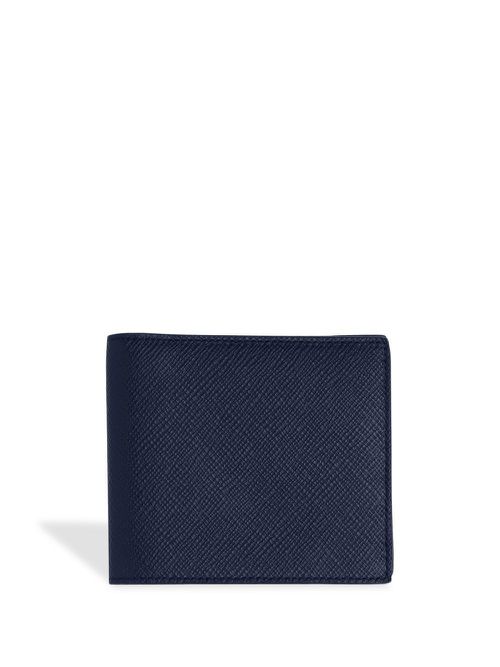 Panama six-card bi-fold wallet - Blue