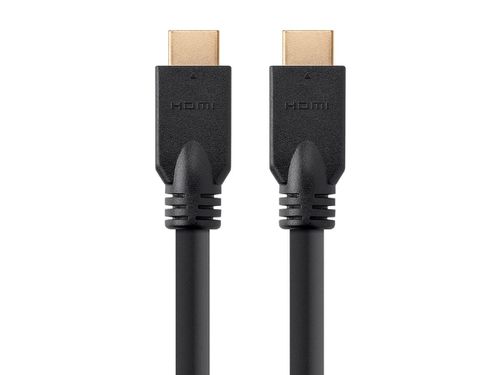 1080p No Logo High Speed HDMI Cable 35ft - CL2 In Wall Rated 10.2 Gbps Black