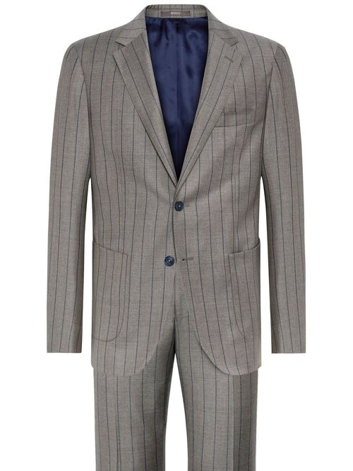 Dove Grey Pinstripe Pure Wool Suit