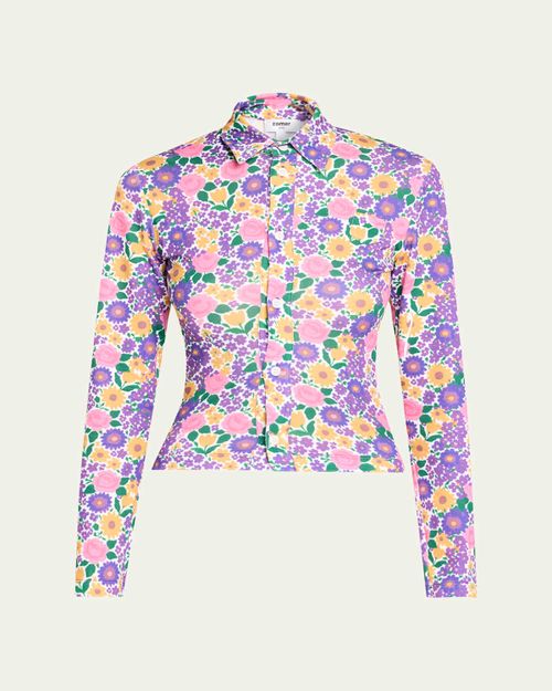 Arianne Floral Button-Down Shirt