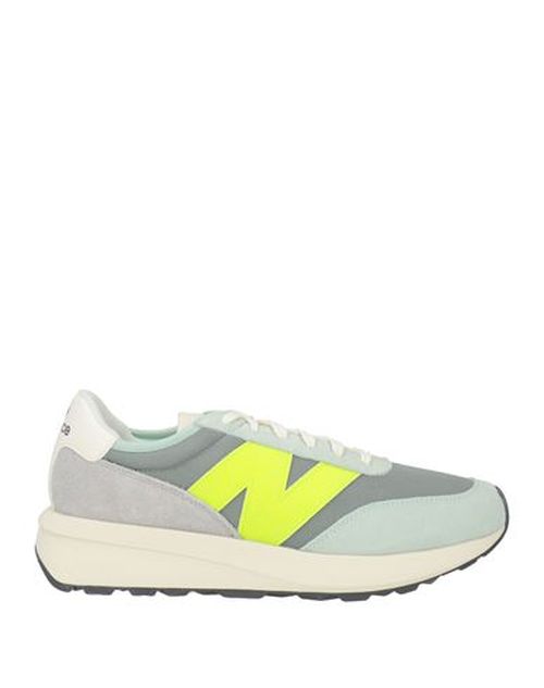 370d Man Sneakers Light green Size 10.5 Leather, Textile fibers