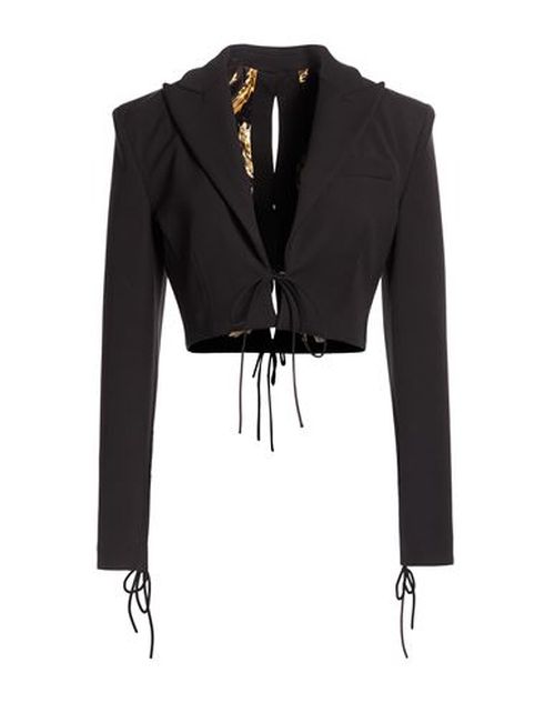 Woman Blazer Black Size 4 Viscose, Polyamide, Elastane