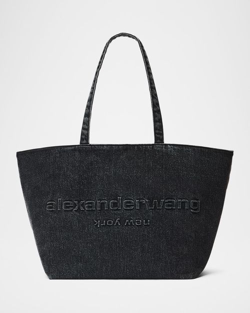 Punch Denim Tote Bag