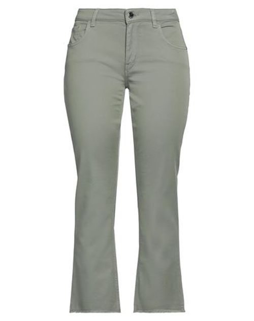 Re_hash Woman Pants Sage green Size 26 Cotton, Elastane