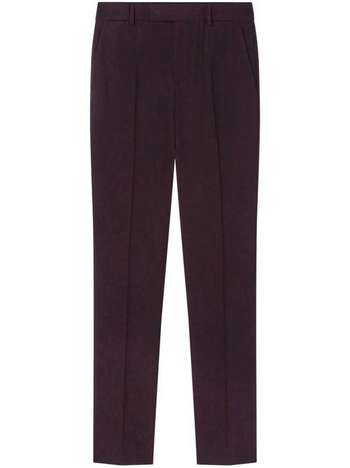 Jacquard tailored trousers