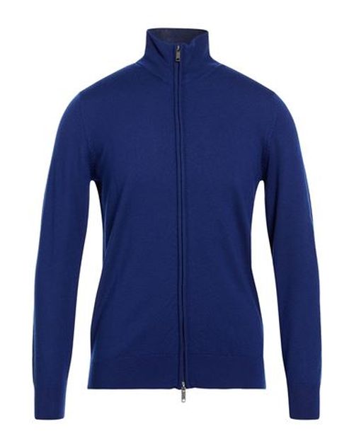 Man Cardigan Blue Size L Wool