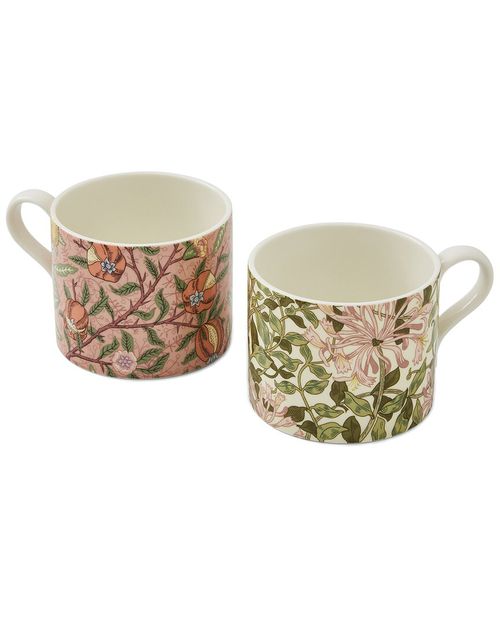 Spode Morris & Co Fruit & Honeysuckle Mugs (Set Of 2)
