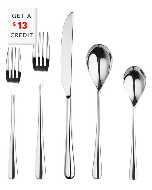 5Pc Neve Mirror Flatware  Set