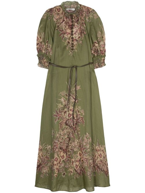 Ottie Swing maxi dress - Green