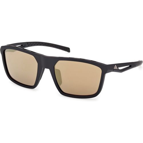 Adidas Sport Unisex Adidas Sport SP0111 02G Gafas de sol Inyectado Negro Marrón Cuadrada Norma