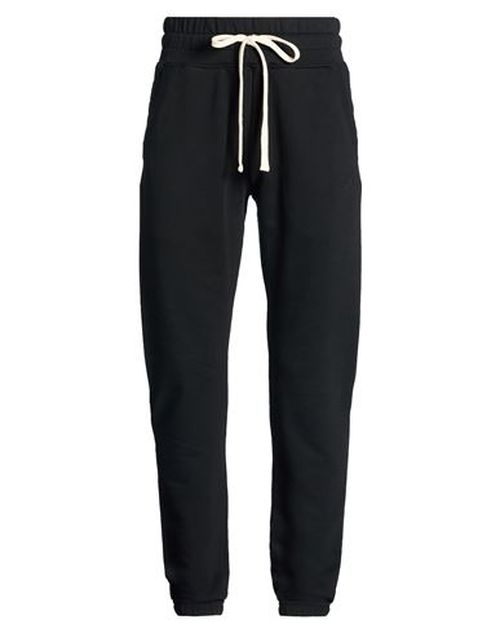 Man Pants Black Size L Cotton, Elastane
