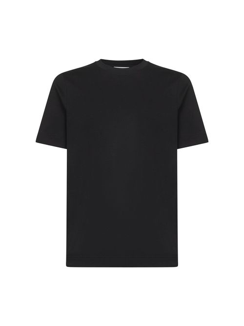 Soft Cotton Jersey T-Shirt — Black