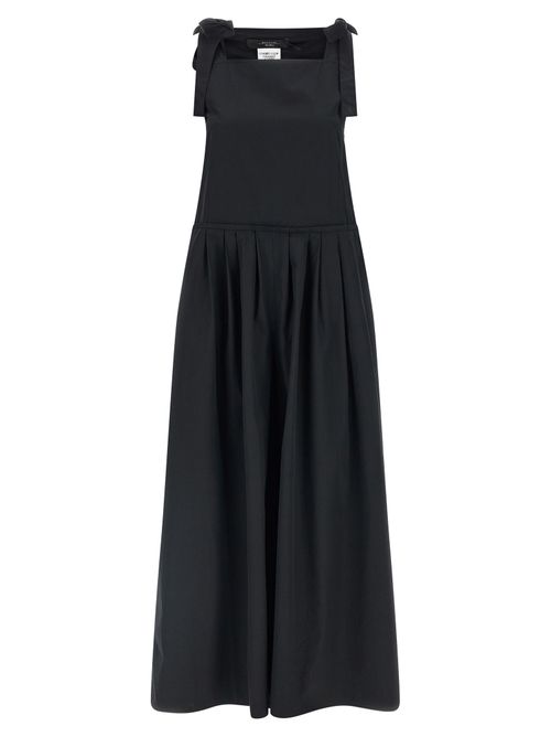 Cotton Poplin Jumpsuit — Black