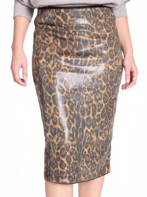 Jamyla Midi Skirt In Leopard