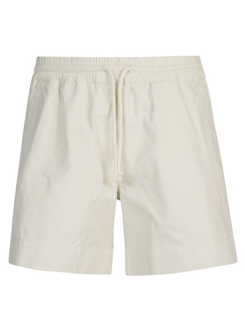 White Casual Shorts