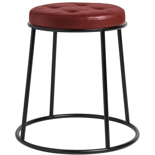 Ducat 45 - Black Metal Frame - Vintage Red Seat