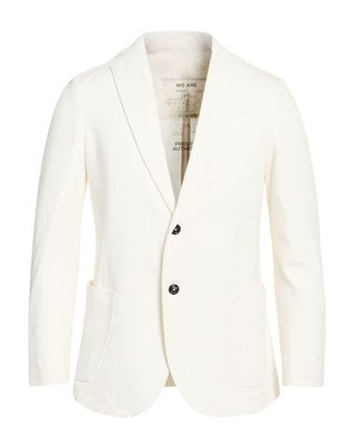 Man Blazer White Size 36 Cotton