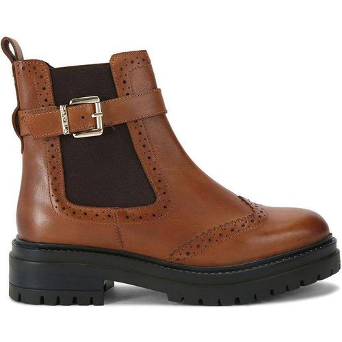 Carvela 'headline Brogue' Leather Boots In Tan