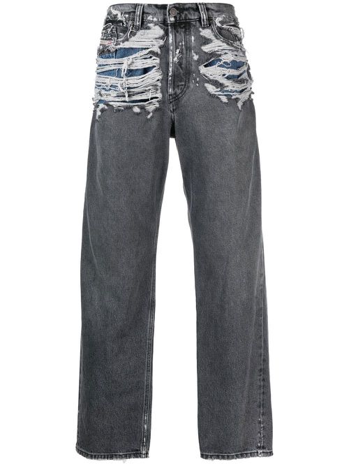 2010 007j4 straight-leg jeans - Grey