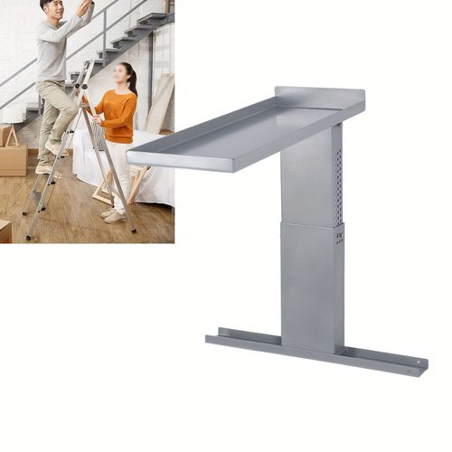 TEMU Ladder Leveler Aide Leg Tool Bracket For Safe Stair Extension Folding Ladder Extender Alloy Steel Stair Auxiliary Support Stand