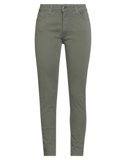 B. yu Woman Pants Military green Size M Cotton, Elastane