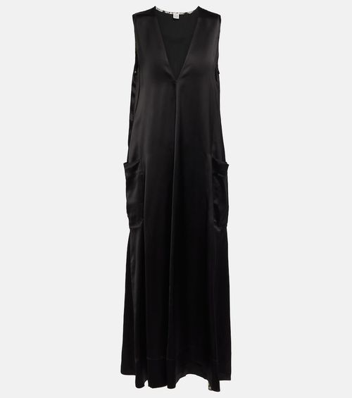 Satin midi dress