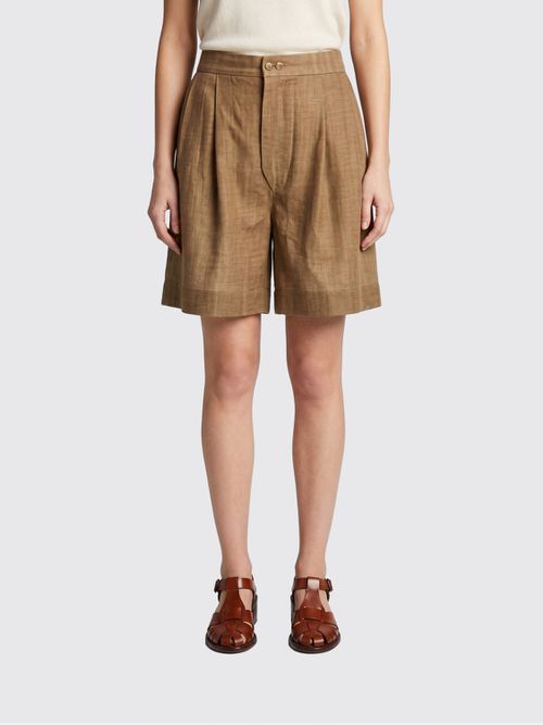 Shorts Woman color Beige