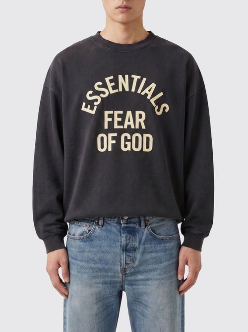 Sweatshirt Men color Black