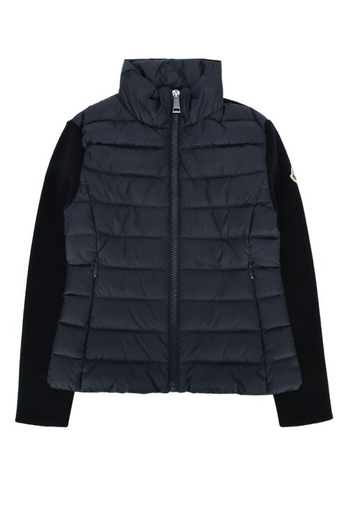 Kids Navy Blue Quilted Jacket