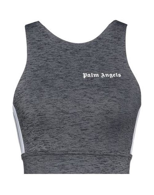 Palm Angels Woman Top Slate blue Size L Polyamide, Polyester, Elastane