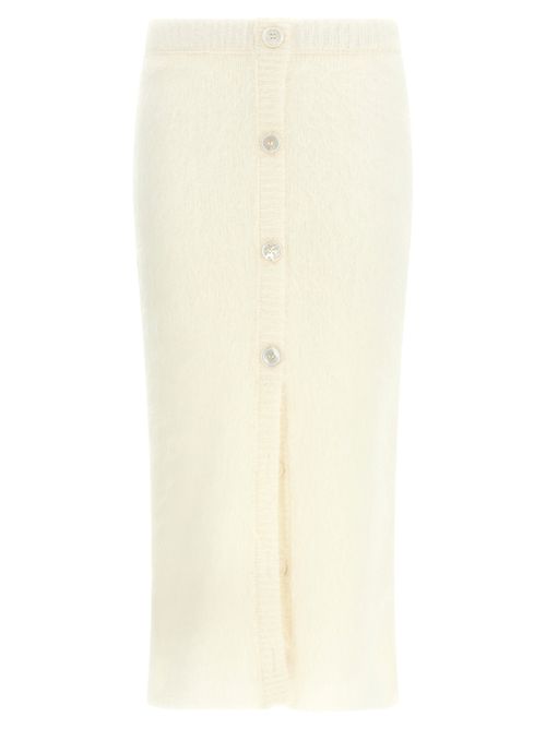 Carded Mohair Skirt