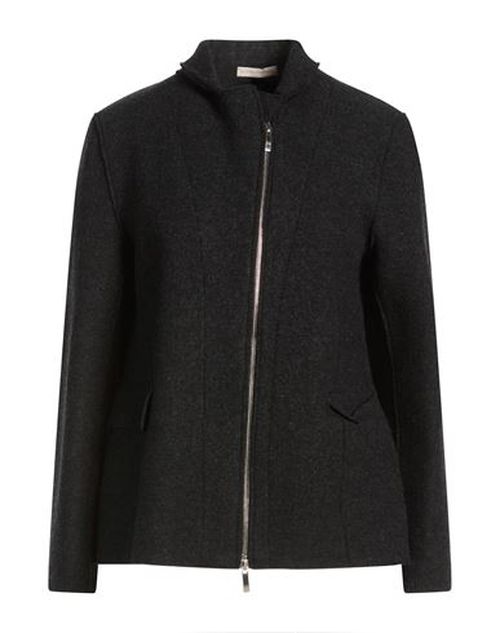 Woman Jacket Charcoal Size 8 Wool