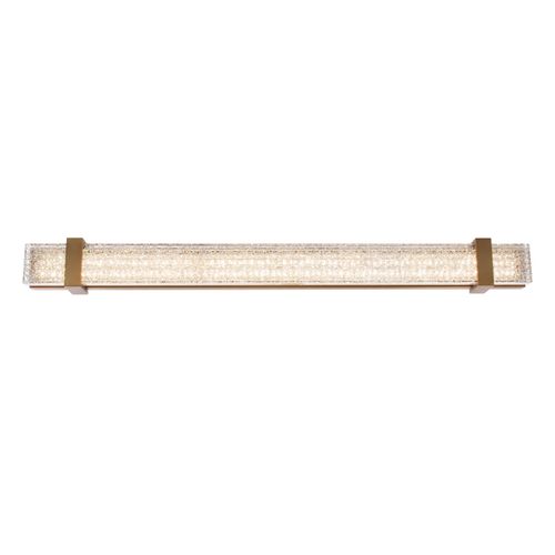 Verandah 1-Light LED Bathroom Vanity Light in Aged Bra