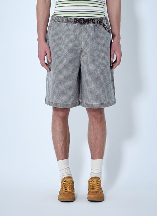 Belted Cotton Shorts