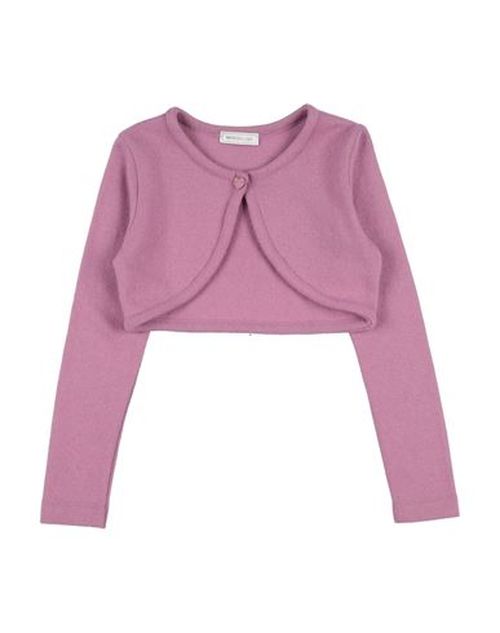 Kid Girl Wrap cardigans Mauve Size 10 Wool, Viscose, Polyamide, Cashmere