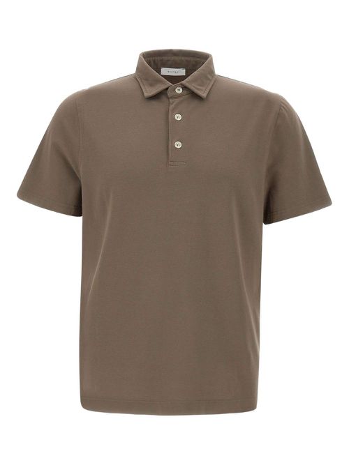 Short sleeve polo shirt - Brown